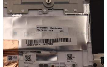 Lenovo 5CB1F38576 Tastatur inkl. Topcase schweiz L82RF ST w/BU