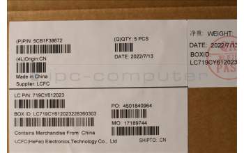 Lenovo 5CB1F38672 Tastatur inkl. Topcase deutsch L82RB CLGY