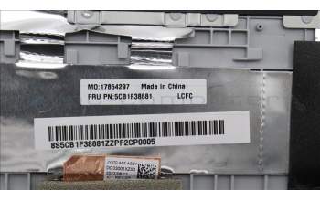 Lenovo 5CB1F38681 Tastatur inkl. Topcase ASM_LA SPA L82RB CLGY