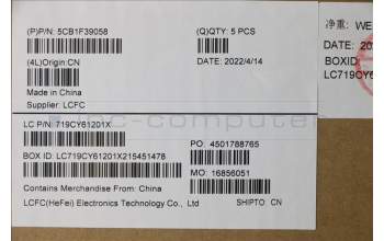 Lenovo 5CB1F39058 Tastatur inkl. Topcase schweiz L82RB STGY