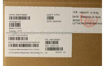 Lenovo 5CB1F39065 C-Cover with keyboard,Arabic,Storm Grey,RGB Backlight