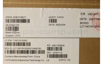 Lenovo 5CB1F39077 Tastatur inkl. Topcase ASM_HBW L82RB STGY RGB