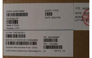 Lenovo 5CB1F39082 Tastatur inkl. Topcase ASM_JPN L82RB STGY RGB