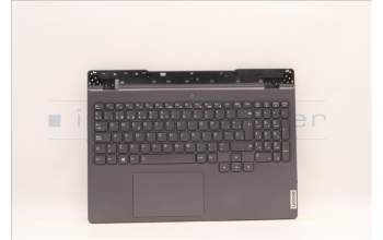 Lenovo 5CB1F39089 Tastatur inkl. Topcase spanisch L82RB STGY RGB