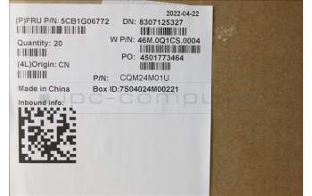 Lenovo 5CB1G06772 COVER LCD Cover W 21AR NON TOUCH AG