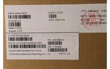 Lenovo 5CB1H18377 Tastatur inkl. Topcase ASM_TC L82S0 SG w/RGB