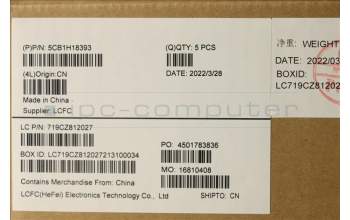 Lenovo 5CB1H18393 Tastatur inkl. Topcase deutsch L82S0 SG w/WH