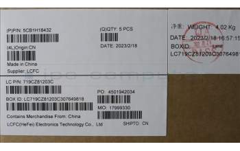 Lenovo 5CB1H18432 Tastatur inkl. Topcase ASM_JPN L82S0 ST w/BU