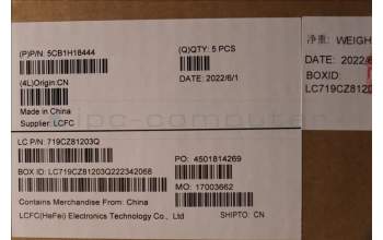 Lenovo 5CB1H18444 Tastatur inkl. Topcase ASM_UK L82S0 ST w/BU