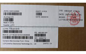 Lenovo 5CB1H22890 Tastatur inkl. Topcase ASM_ENG L82RC CLGY RGB