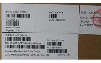 Lenovo 5CB1H22903 Tastatur inkl. Topcase ASM_KOR L82RC CLGY RGB