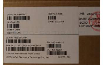 Lenovo 5CB1H22907 Tastatur inkl. Topcase ASM_RUS L82RC CLGY RGB