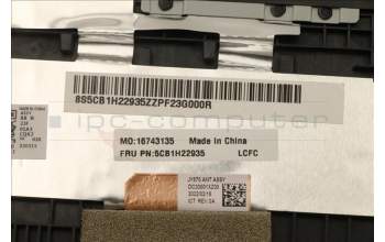 Lenovo 5CB1H22935 Tastatur inkl. Topcase ASM_KOR L82RC STGY