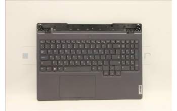 Lenovo 5CB1H23679 C-Cover with keyboard,Hebrew,Storm Grey,RGB Backlight