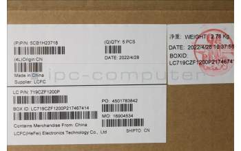 Lenovo 5CB1H23718 Tastatur inkl. Topcase spanisch L82LU GREY