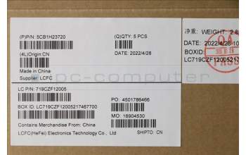 Lenovo 5CB1H23720 Tastatur inkl. Topcase ASM_TC L82LU GREY