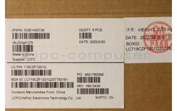 Lenovo 5CB1H23736 Tastatur inkl. Topcase deutsch L82LU GREY