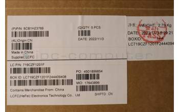 Lenovo 5CB1H23766 Tastatur inkl. Topcase ASM_THAI L82LU OAT