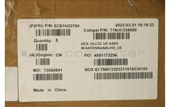 Lenovo 5CB1H23784 Tastatur inkl. Topcase ASM_ENG C 82UD BL