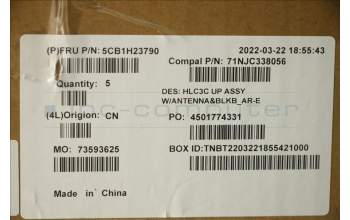 Lenovo 5CB1H23790 C-Cover with keyboard, Arabic, Backlight