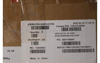 Lenovo 5CB1H23799 C-Cover with keyboard,Portuguese,Backlight