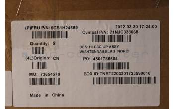 Lenovo 5CB1H24589 Tastatur inkl. Topcase ASM_NORDIC C 82UD BL