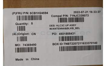 Lenovo 5CB1H24594 Tastatur inkl. Topcase ASM_BEL C 82UD BL