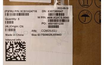 Lenovo 5CB1H24716 Tastatur inkl. Topcase ASM_FRA W 21AT SG