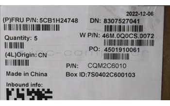 Lenovo 5CB1H24748 Tastatur inkl. Topcase ASM_FRA W 21AT CG