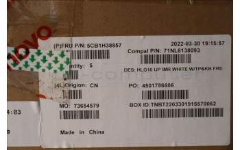 Lenovo 5CB1H38857 Tastatur inkl. Topcase ASM_FRA C 82S9 WHT