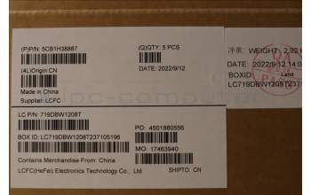 Lenovo 5CB1H38887 Tastatur inkl. Topcase spanisch L82RJ FP AB