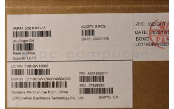 Lenovo 5CB1H41285 Tastatur inkl. Topcase spanisch L82RJ FP AB BL