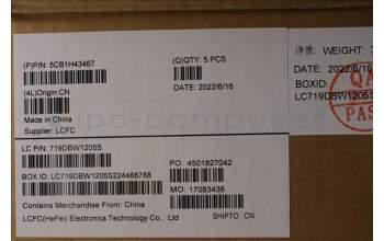 Lenovo 5CB1H43467 Tastatur inkl. Topcase ASM_EURO ENGL82RJFPAGBL