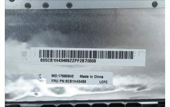 Lenovo 5CB1H43468 C-Abdeckung mit Tastatur, Französisch, Hintergrundbeleuchtung, Fingerabdruck