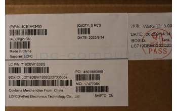 Lenovo 5CB1H43485 Tastatur inkl. Topcase spanisch L82RJ FP AG BL