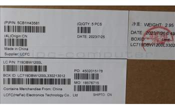 Lenovo 5CB1H43581 Tastatur inkl. Topcase ASM_SLV L82RJ FP MB BL