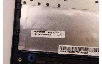 Lenovo 5CB1H43593 Tastatur inkl. Topcase spanisch L82RJ NFP AB