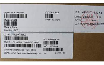 Lenovo 5CB1H43596 Tastatur inkl. Topcase ASM_POR L82RJ NFP AB