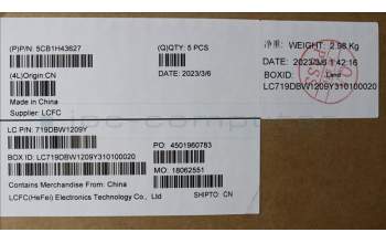 Lenovo 5CB1H43627 Tastatur inkl. Topcase ASM_EUROENGL82RJNFPABBL