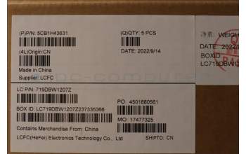 Lenovo 5CB1H43631 Tastatur inkl. Topcase deutsch L82RJ NFP AB BL