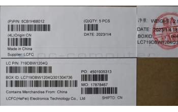 Lenovo 5CB1H68012 Tastatur inkl. Topcase ASM_POR L82RJ NFP MB BL