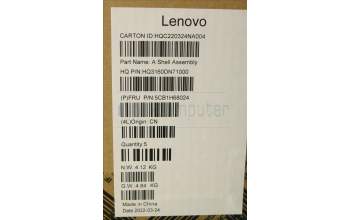 Lenovo 5CB1H68024 COVER LCD Cover H21CYFALT ARGY W/antenna