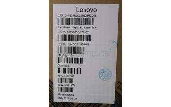 Lenovo 5CB1H68340 Tastatur inkl. Topcase ASM_PORH21CXFPETARGY