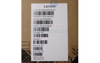 Lenovo 5CB1H68386 COVER LCD Cover H21CXFLAT RGB ARGYW/ant