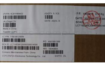 Lenovo 5CB1H68422 Tastatur inkl. Topcase ASM_BEL L82RD CG WH