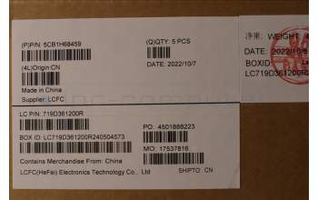 Lenovo 5CB1H68459 Tastatur inkl. Topcase ASM_EURO ENG L82RDSGRGB