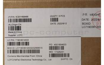 Lenovo 5CB1H68466 Tastatur inkl. Topcase ASM_GRE L82RD SG RGB