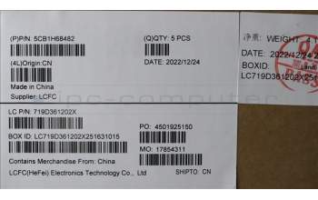 Lenovo 5CB1H68482 Tastatur inkl. Topcase ASM_TC L82RD SG RGB