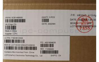 Lenovo 5CB1H68505 Tastatur inkl. Topcase ASM_KOR L82RD SG WH