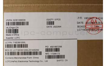 Lenovo 5CB1H68508 Tastatur inkl. Topcase ASM_POR L82RD SG WH